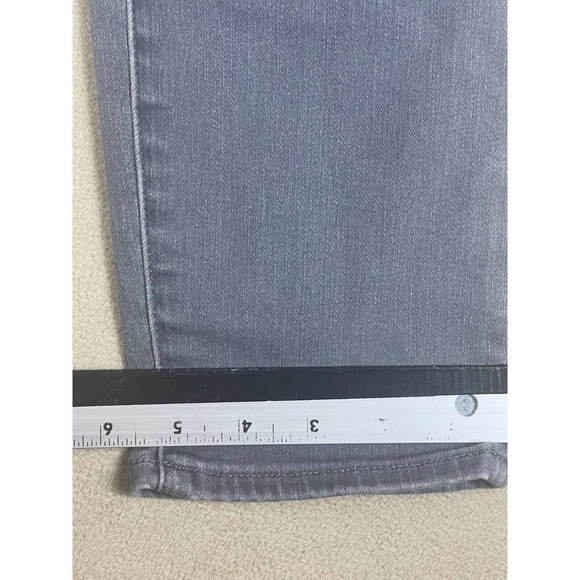 Athleta Womens 8 Skinny Jeans Mid Rise Stretch Zipper Fly Athletic Fit Gray - Picture 6 of 11